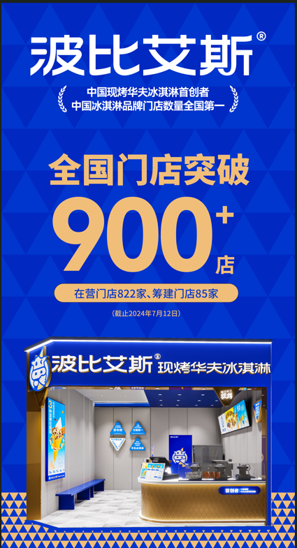 波比有喜——门店突破900店啦！